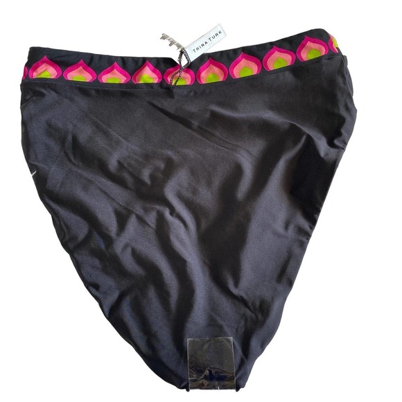 NWT TRINA TURK High Waist Birds of Paradise Bikini Bottom, size 4 - Picture 9 of 14